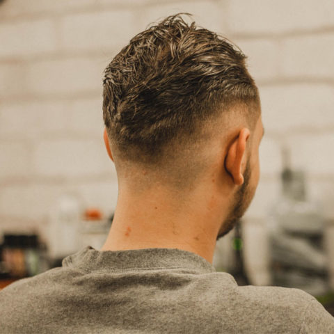 Degradado antiguo y rizos