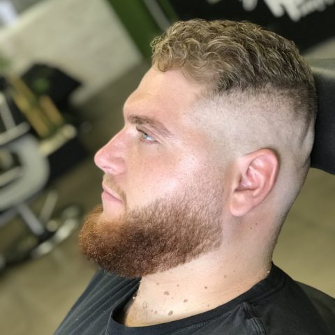 Definición de barba corta