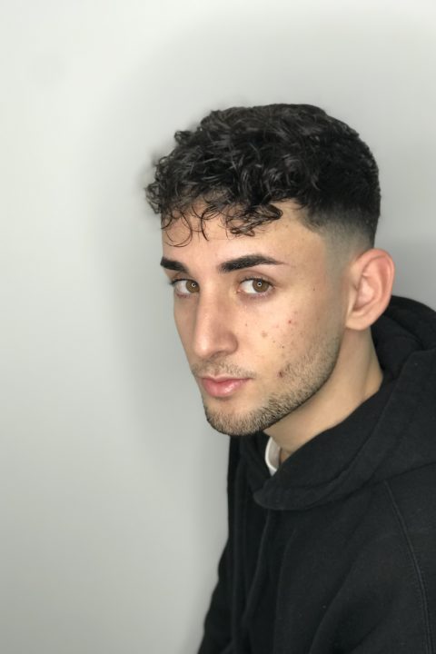 Rizado frontal y peinado