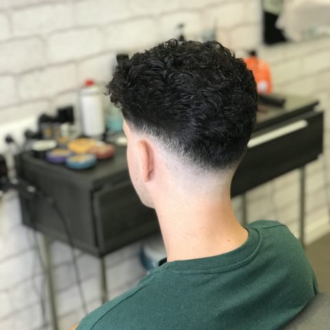 Rizados para niños y degradado